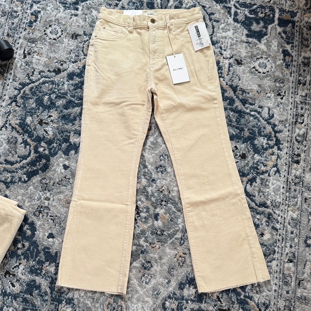 DL1961 Women's Cropped Jeans in Cream